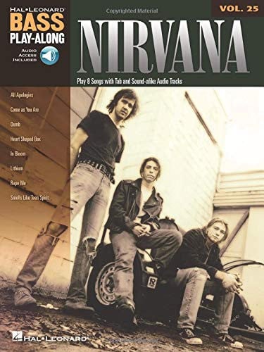 Cover of Nirvana: Bass Play-Along Volume 25 (Bass Play-along, 25)